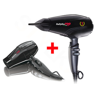 BaByliss PRO BAB7000IE Rapido Black Profesionálny fén + cestovné fén BAB5510E