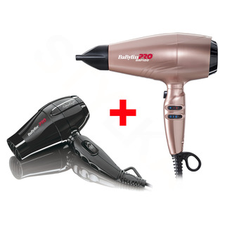 BaByliss PRO BAB7000IRGE Rapido Rose zlaté Profesionálny fén + cestovné fén BAB5510E