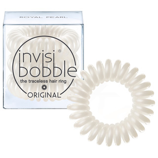 Invisibobble Royal Pearl Original - biele gumičky