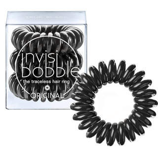 Invisibobble True Black Original - Black Rubber Bands