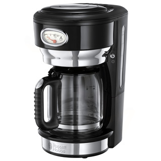 Russell Hobbs 21701-56 Retro Classic Noir Coffee Machine