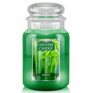 Country Candle Veľká vonná sviečka v skle Bamboo 652g