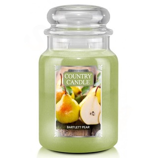 Country Candle Veľká vonná sviečka v skle Bartlett Pear 652g