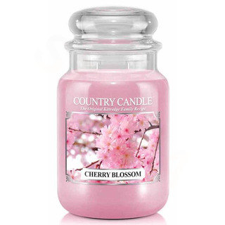 Country Candle Veľká vonná sviečka v skle Cherry Blossom 652g