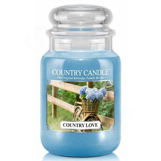 Country Candle Veľká voňavá sviečka v krajine Láska 652G
