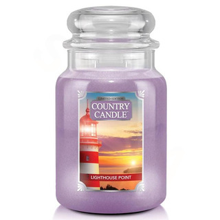 Country Candle Veľká vonná sviečka v skle Lighthouse Point 652g