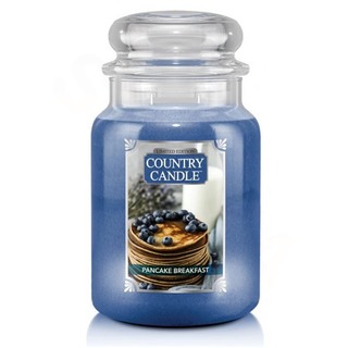 Country Candle Veľká vonná sviečka v skle Pancake Breakfast 652g