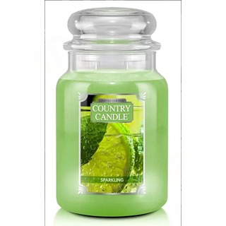 Country Candle Veľká vonná sviečka v skle Sparkling 652g