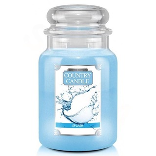 Country Candle Veľká vonná sviečka v skle Splash 652g