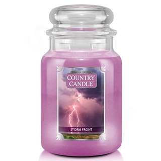 Country Candle Veľká vonná sviečka v skle Storm Front 652g