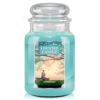 Veľká vonná sviečka v skle Summerset 652g