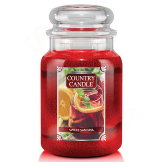 Country Candle Veľká vonná sviečka v skle Sweet Sangria 652g
