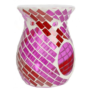 Village Candle Aromalampa Red & amp; Purple