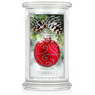 Kringle Candle Veľká vonná sviečka v skle Christmas 624g