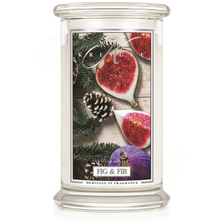 Veľká vonná sviečka v skle Fig and Fir 624g