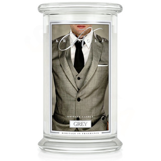 Kringle Candle Veľká vonná sviečka v skle Grey 624g