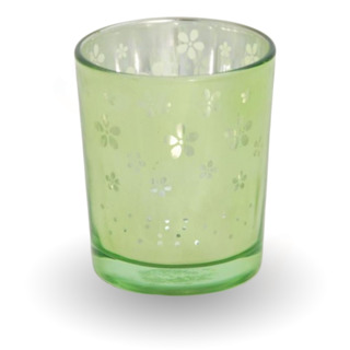 Bridgewater Candle Sklenený svietnik na votívny sviečku - zelený