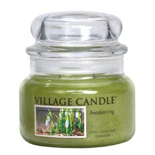 Village Candle Stredná vonná sviečka v skle Awakening 262g - Jarni prebudenie