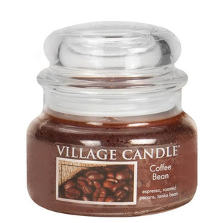 Village Candle Malá vonná sviečka v skle Coffee Bean 262g - Zrnková káva