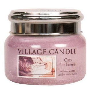 Village Candle Malá vonná sviečka v skle Cozy Cashmere 262g - Kašmírové pohladenie