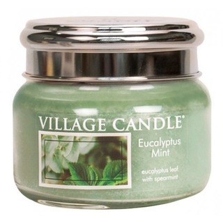 Village Candle Malá vonná sviečka v skle Eucalyptus Mint 262g - Eukalyptus a mäta