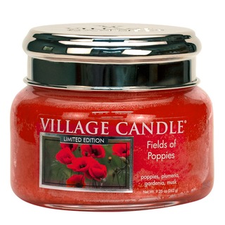 Village Candle Malá vonná sviečka v skle Fields of poppies 262g