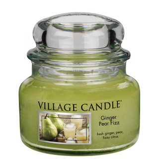 Village Candle Malá vonná sviečka v skle Ginger Pear Fizz 262g - Hruškový fizz so zázvorom