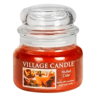 Village Candle Malá voňavá sviečka v Mulled Cider 262G - Zvaro jablč