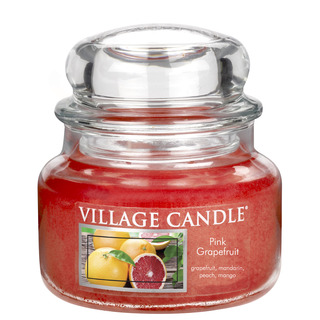 Village Candle Malá voňavá sviečka v ružovom grapefruite 262g - Pink Grapefruit