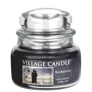 Village Candle Malá vonná sviečka v skle Rendezvous 262g - Rande