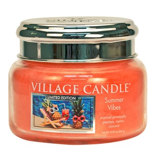 Village Candle Malá vonná sviečka v skle Summer Vibes 262g