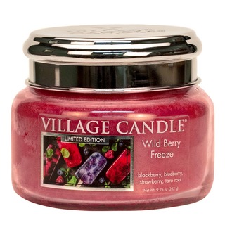 Village Candle Malá vonná sviečka v skle Wild Berry Freeze 262g