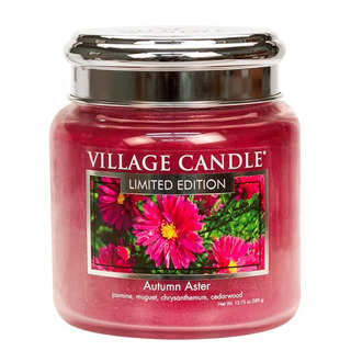 Village Candle Stredná kadidlo Sviečka v jesennom Aster 397G - Jeseň ako hviezdica