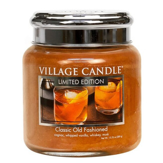 Village Candle Stredná vonná sviečka v skle Classic Old Fashioned 397g - Osvedčená klasika