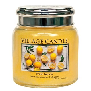 Village Candle Sviečka strednej vône v čerstvej citróne 397G