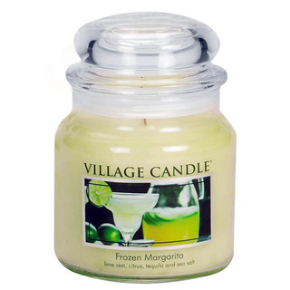 Village Candle Sviečka na strednej scéne v mrazenej Margarite 397G - Margarita