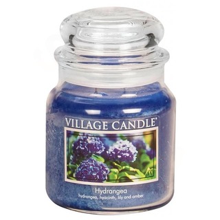 Village Candle Sviečka na strednej scéne v Hydrangea 397G - Hortension