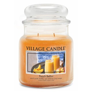 Village Candle Sviečka na strednej scéne v Peach Bellini 397G - Peach Bellini