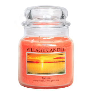 Village Candle Sviečka na strednej scéne v Sunrise 397G - východ slnka