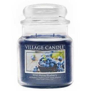 Village Candle Sviečka na strednej scéne v divokej Maine Blueberry 397G