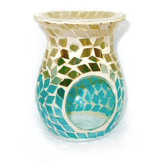 Village Candle Aromalampa Gold & amp; Turquoise