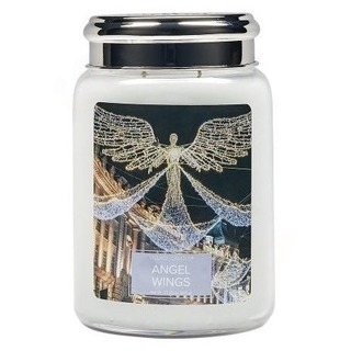 Village Candle Veľká vonná sviečka v skle Angel Wings 645g - Anjelské krídla