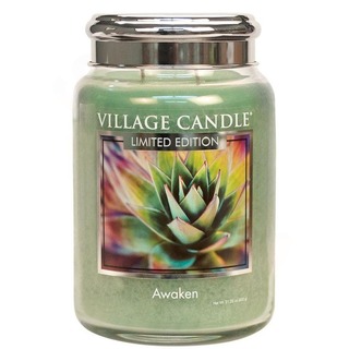 Village Candle Veľká voňavá sviečka v prebudení 645G pohára