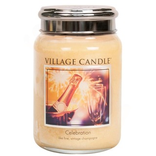 Village Candle Veľká vonná sviečka v skle Celebration 645g - Oslava