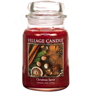Village Candle Veľká voňavá sviečka vo vianočných koreniach 645 g - Vianočné korenie