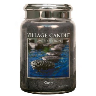 Village Candle Veľká vonná sviečka v skle Clarity 645g