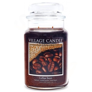 Village Candle Veľká voňavá sviečka v sklenenej kávovej zrnách 645 g - Grand Coffee