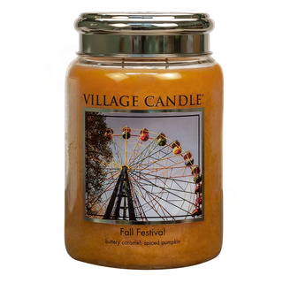 Village Candle Veľká vonná sviečka v skle Fall Festival 645g - Jesenná slávnosť