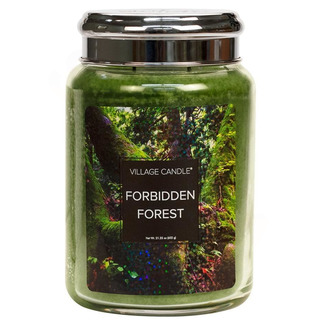 Village Candle Veľká vonná sviečka v skle Forbidden Forest 645g - Zakázaný les