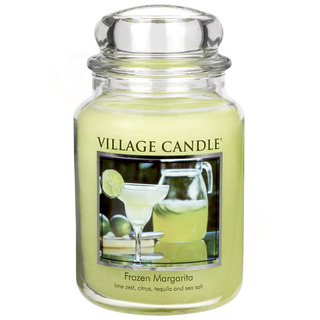 Village Candle Veľká vonná sviečka v skle Frozen Margarita 645g - Margarita